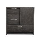 Magnussen Kinsley Sliding Door Chest in Black Heron