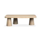 Magnussen Lanfer Rectangular Cocktail Table in Peanut