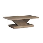 Magnussen Lansbury Rectangular Cocktail Table in Antique Wheat