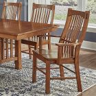 A-America Laurelhurst Slatback Armchair in Oak 