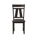 Liberty Furniture Lawson Splat Back Side Chair in Light & Dark Espresso