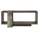 Bernhardt Furniture Linea Console Table in Cerused Charcoal