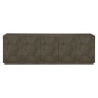 Bernhardt Furniture Linea Entertainment Credenza in Cerused Charcoal