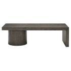 Bernhardt Furniture Linea Cocktail Table in Cerused Charcoal