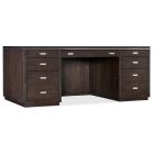 Hooker Furniture House Blend Executive Desk in Dark Wood
