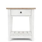 Riverside Furniture Maddox Accent Nightstand in Aged Cotton