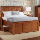 A-America Mission Hill Captain Bed in Harvest 