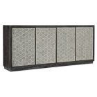 Hooker Furniture Melange Greystone Four-Door Credenza in Grays
