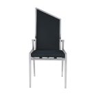 Chintaly Imports Nala Contemporary Motion-Back Side Chair in Black