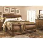New Lou Louie Sleigh Bed in Cognac