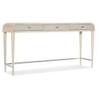 Hooker Furniture Nouveau Chic Three Drawer Console Table in Light Wood