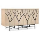 Hooker Furniture Melange Branched Four Door Entertainment Credenza in Light Wood