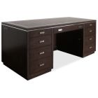 Hooker Furniture House Blend Junior Executive Desk in Dark Wood