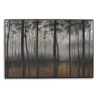 Ashley Furniture Philyra Wall Art in Black/Orange/Silver