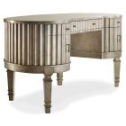 Hooker Furniture Melange Fluted Kidney Desk in Silvers