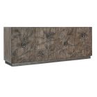 Hooker Furniture Melange Florence Four Door Credenza in Medium Wood