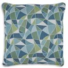 Ashley Furniture Seanow Next-Gen Nuvella Pillow (Set of 4) in Green/Turquoise/White
