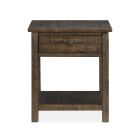 Smithton Rectangular End Table in Homestead Brown
