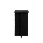Diamond Sofa Spectre Black Slat Stone Accent Table