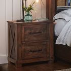A-America Sun Valley Nightstand With Rs Usb in Rustic Timber 
