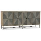 Hooker Furniture Melange Zola Four-Door Credenza in Grays