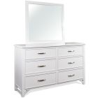 Riverside Furniture Talford Cotton 6-Drawer Dresser in Cotton
