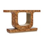 Hooker Furniture Melange Burlesque Console Table in Medium Wood