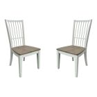 Americana Modern Spindle Back Dining Chair in Cotton