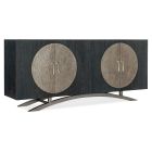 Hooker Furniture Melange Nolita Four Door Entertainment Console in Blacks