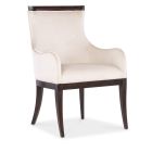 Hooker Furniture Bella Donna Upholstered Arm Chair in Caviar