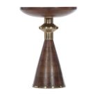 Hooker Furniture Melange Claire Accent Table in Dark Wood