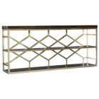 Hooker Furniture Melange Giles Console Table in Dark Wood