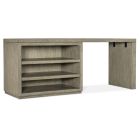 Hooker Furniture Linville Falls 72" Desk with Open Desk Cabinet in Mink