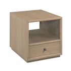 American Drew Windover Ecker Drawer End Table in Sand