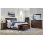 A-America Westlake Panel Bedroom Set - Cherry Brown