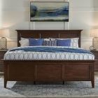 A-America Westlake Panel Bed in Cherry Brown 