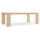 Hooker Furniture Retreat Rectangle Dining Table with 1-22in Leaf in Dune