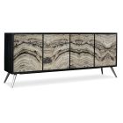 Hooker Furniture Melange Rockee Four Door Credenza in Blacks