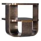 Hooker Furniture Melange Edmun Side Table in Dark Wood