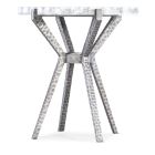Hooker Furniture Melange Glendon Side Table in Silvers
