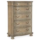 Hooker Furniture Castella Five Drawer Chest in Medium Wood
