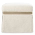 Hooker Furniture Melange Dream Weaver Pouf in Beige