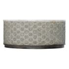 Hooker Furniture Melange Greystone Round Cocktail Table in Grays