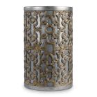 Hooker Furniture Melange Gia Drum Table in Golds