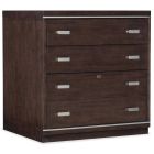 Hooker Furniture House Blend Lateral File in Dark Wood
