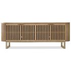Hooker Furniture Commerce and Market Easton Entertainment Console in Light Wood