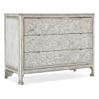 Hooker Furniture La Grange Lockhart Three-Drawer Accent Chest in Cream