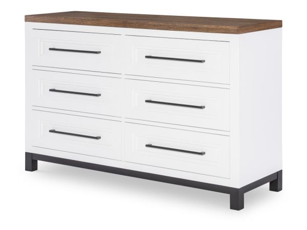 Dutton Dresser in Natural White & Toasted Coconut