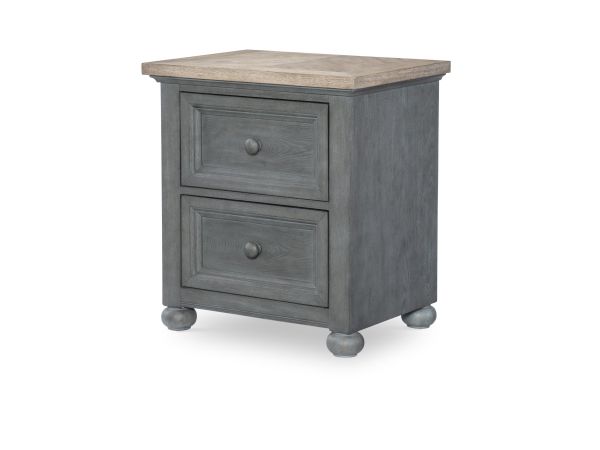 Cone Mills Night Stand in Distressed Denim Finish