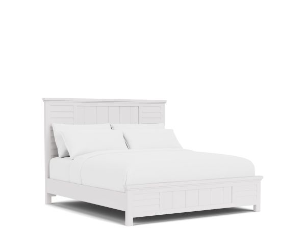 Cora Louver Bed in Cloud